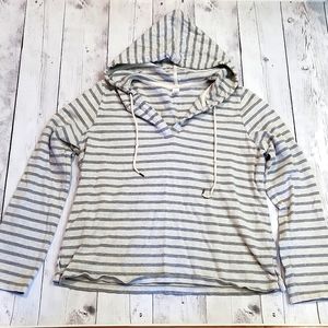 GAP Medium Striped Hooded Sweatshirt